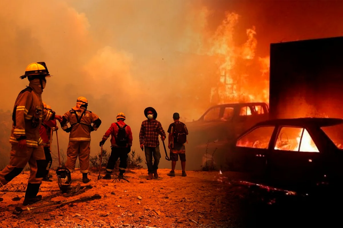 Detienen a bombero en Chile acusado de provocar el incendio mortal en Viña del Mar