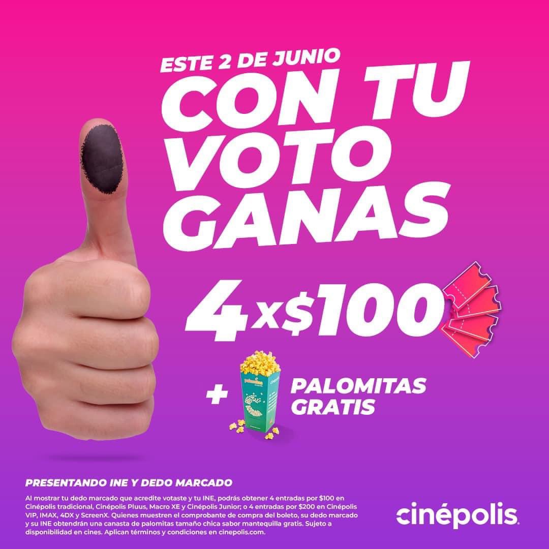 Estas promociones podrás aprovechar después de votar