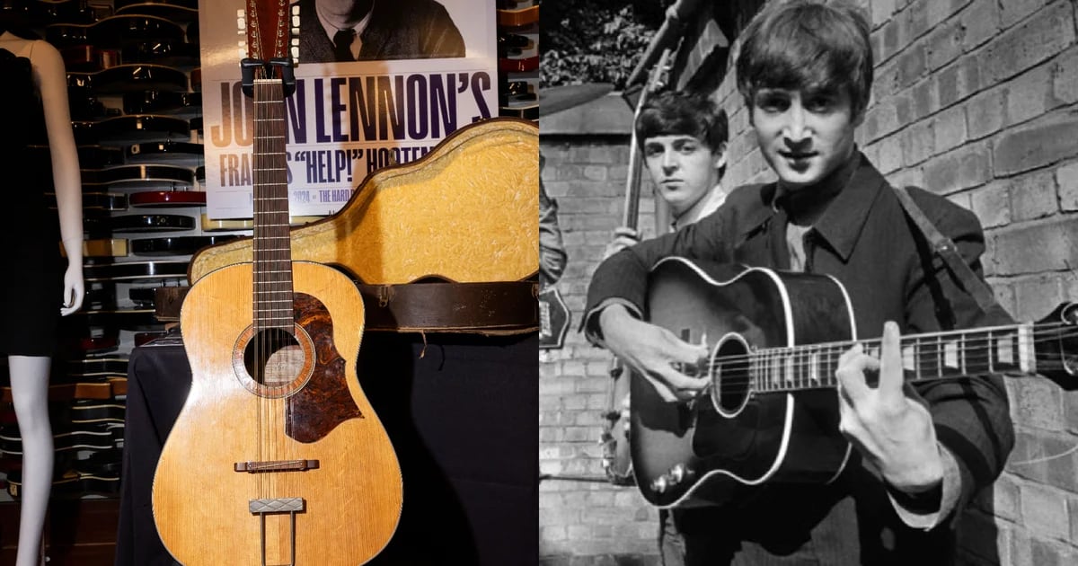 Guitarra perdida de John Lennon es subastada en 2.85 millones de dólares