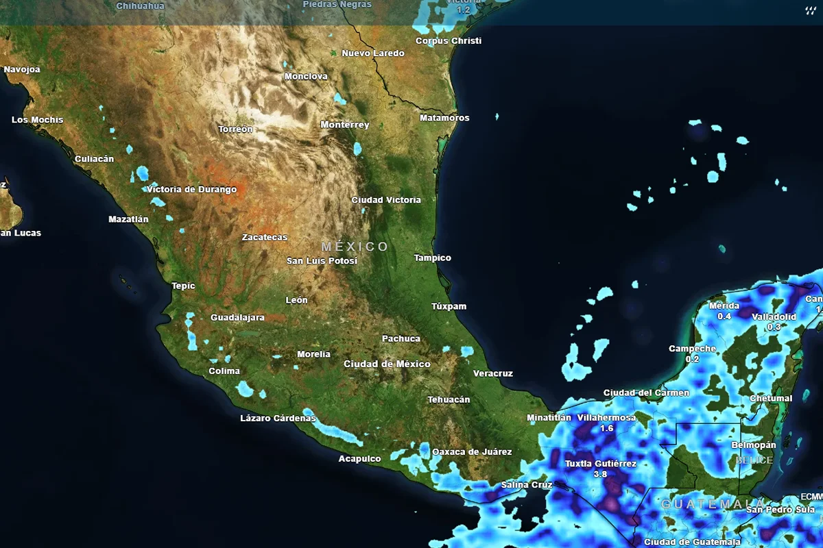 LLuvias en México: así está el pronóstico del tiempo