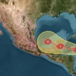 Huracán Beryl ingresará a México el viernes 5 de julio