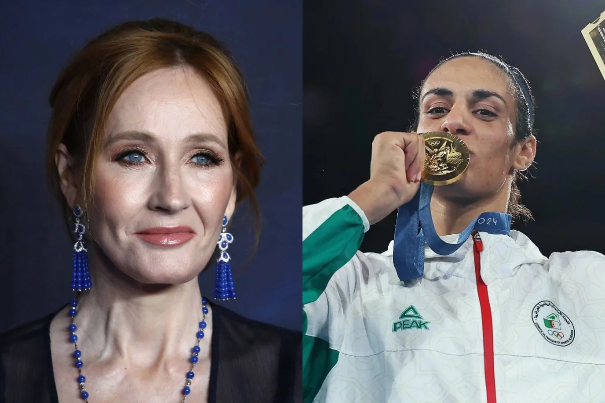 J. K. Rowling pierde el primer round y tuvo que borrar 27 tweets ofensivos contra la boxeadora Imane Khelif