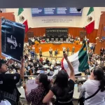 Manifestantes irrumpen en el Senado y se suspende discusión sobre la Reforma Judicial