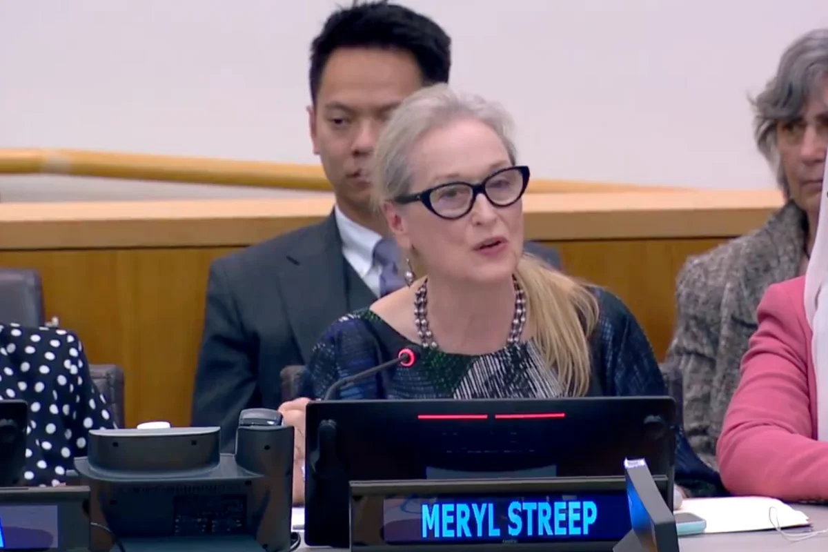 Meryl Streep se pronuncia ante la ONU por las mujeres | Clicketa