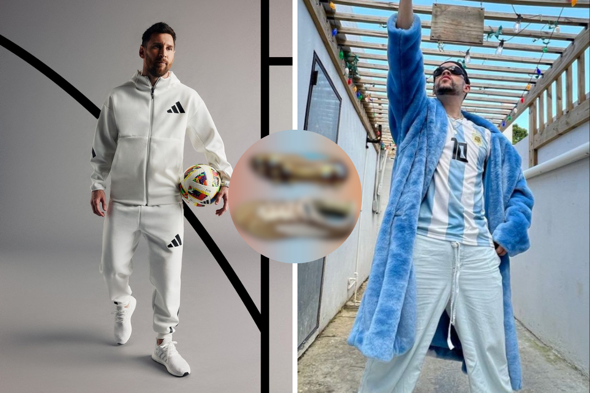 Messi y Bad Bunny