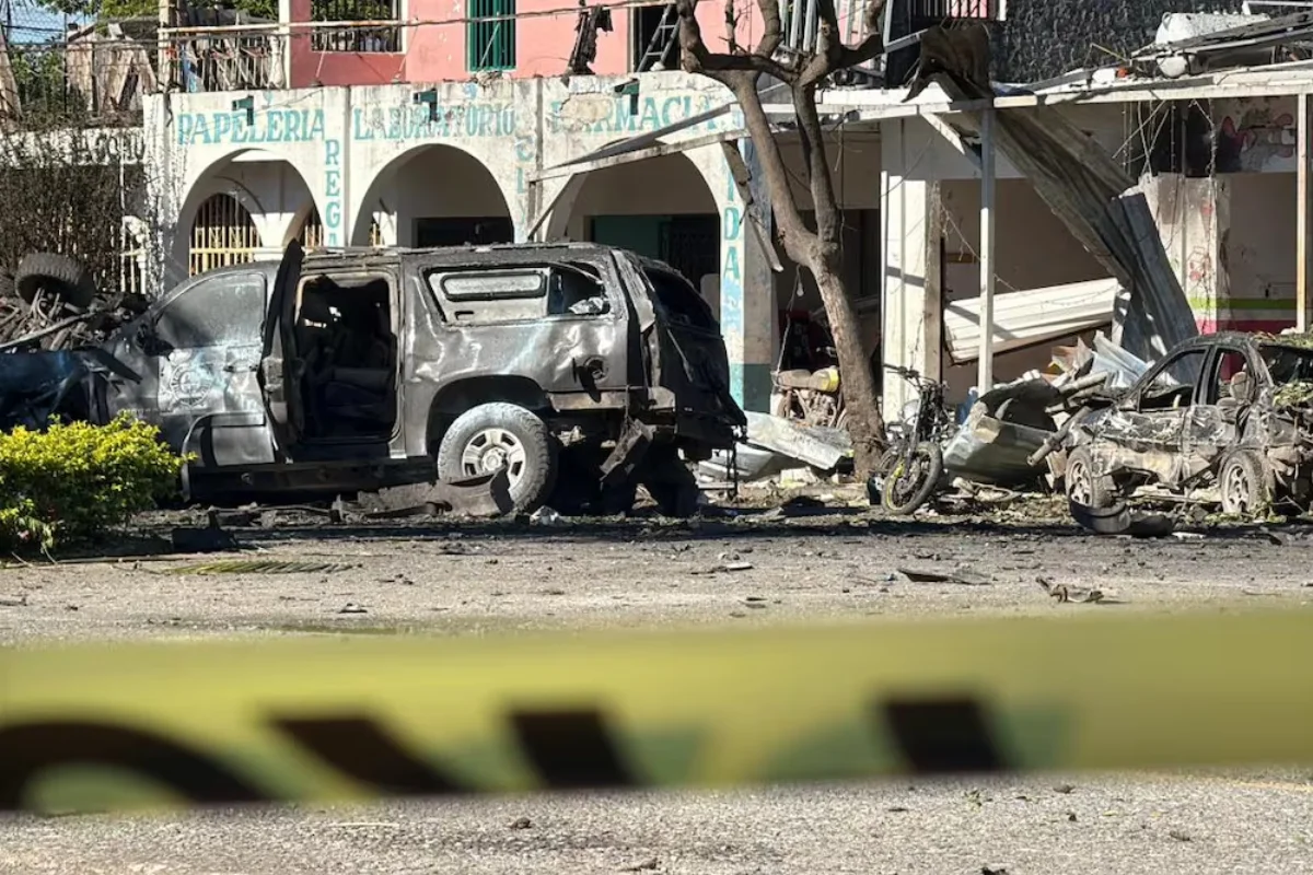 CJNG detrás del coche bomba de Coahuayana